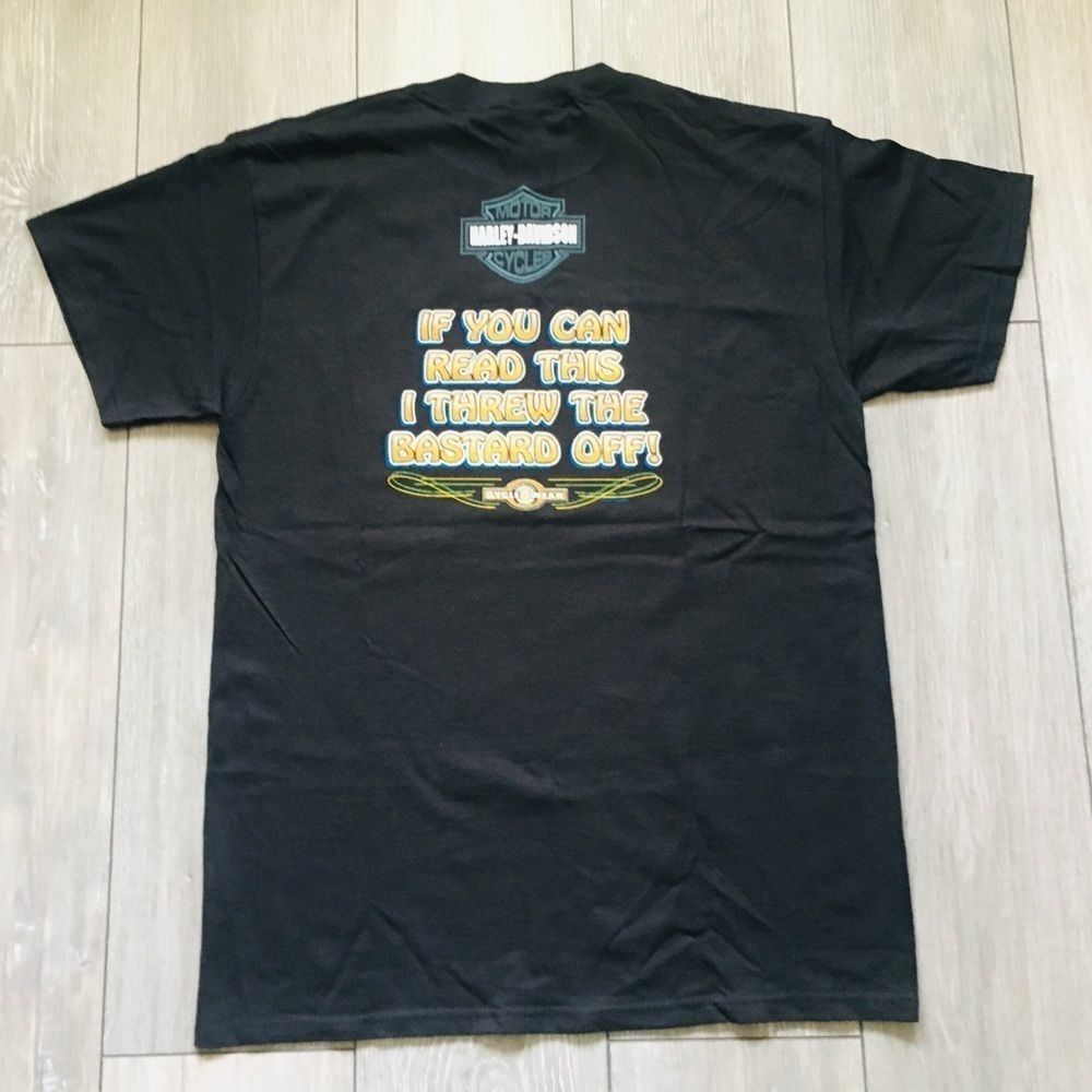 Vintage Harley Davidson Classic Bike Shirt Bastard - Picture 3 of 8